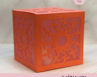 Mandala Shadow Box SVG Corona 3D Gift Box Lantern Paper Craft Cricut Silhouette Stackable Mothers Day Gift for Her Instant Download