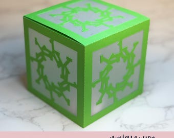 Mandala Shadow Box SVG Sigil 3D Gift Box Lantern Paper Craft Cricut Silhouette Stackable Mothers Day Gift for Her Instant Download