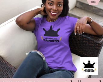 Princess SVG Cut File: Girl Power Quote - Feminist Shirt Design