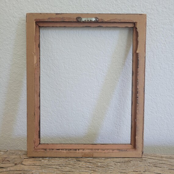 ヴィンテージゴールドの金箔装飾木製額縁 - 無垢材 - 8 x 10インチの