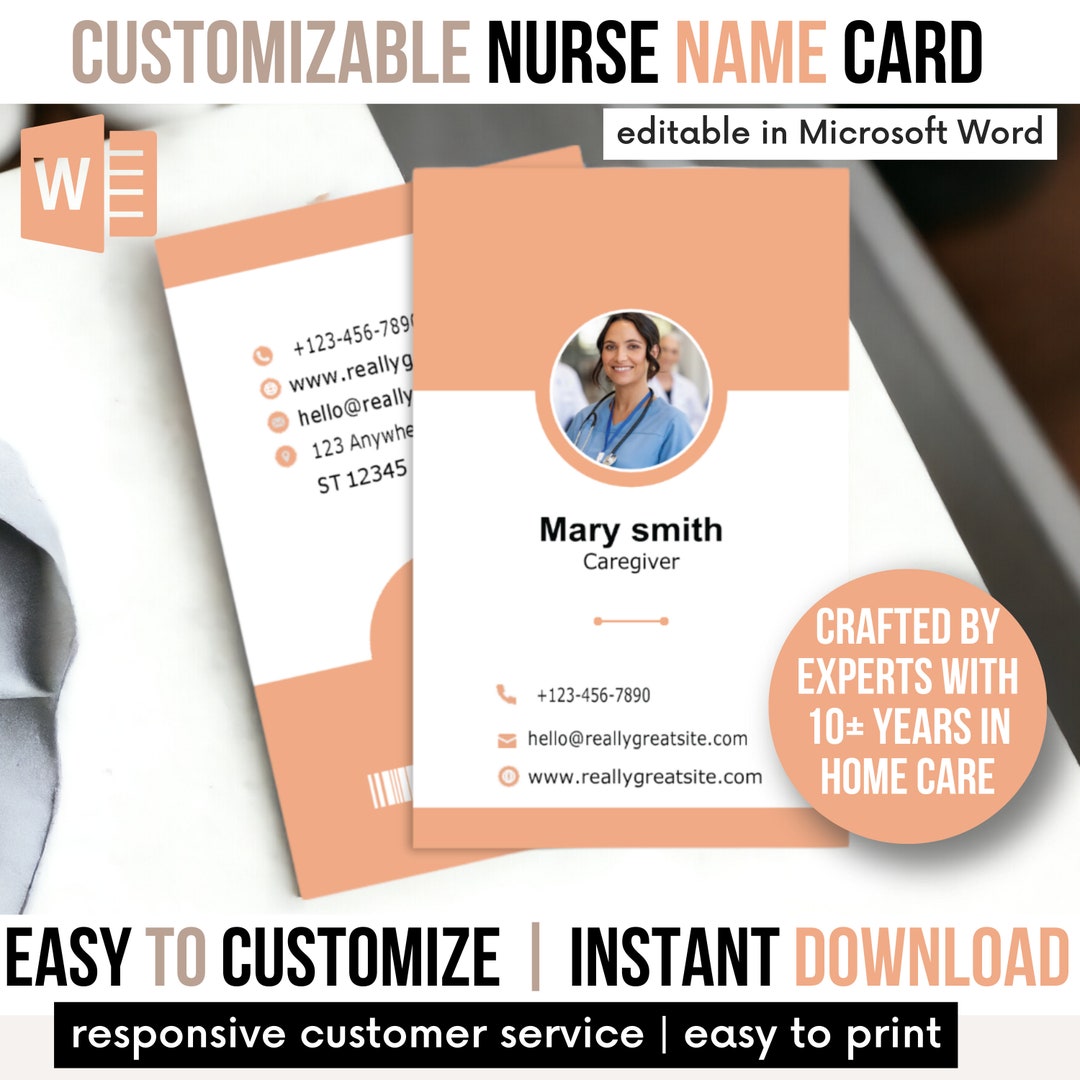 Nurse Name Badge Caregiver Badge Doctor Name Tag Nurse Badge Reel Cna Name Badge Registered ...