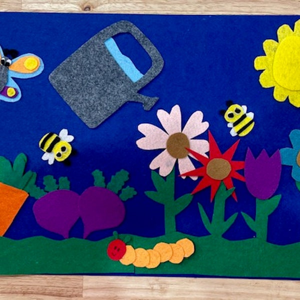 Flower Garden Felt Board Kit