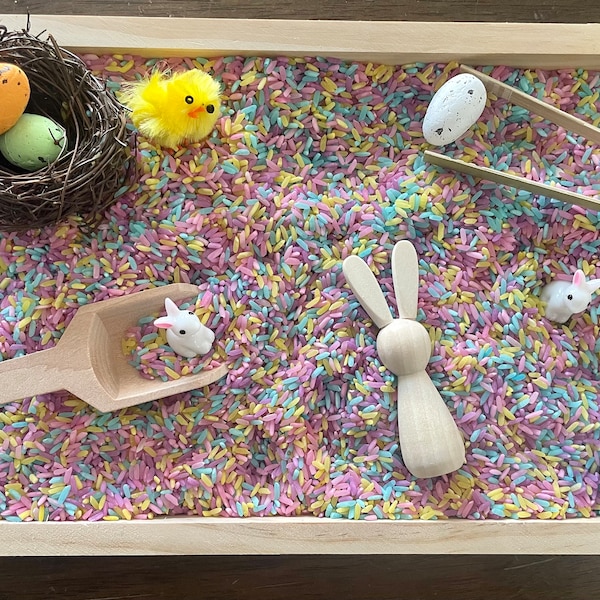 Easter Sensory Bin Set / Rice Filler Kit