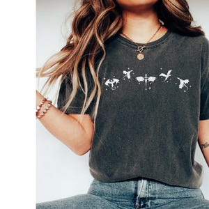 The Fourth Wing Shirt | Comfort Colors | Onyx Storm Tee | Tairn & Andarna, Dragon Lover Shirt, Basgiath War College, Bookish Shirt, Booktok
