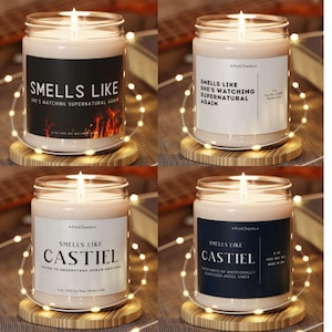 Supernatural Obsession Candle: Dean, Sam Winchester, Castiel - Soy Wax