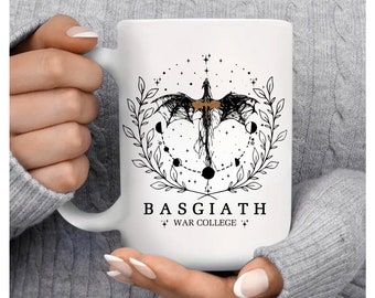Custom Fourth Wing Cup, Basgiath Personalized Mug, Fourth Wing Fans Gift, Fourth Wing Gift Merch, Basgiath, Xaden Riorson, Violet Sorrengail