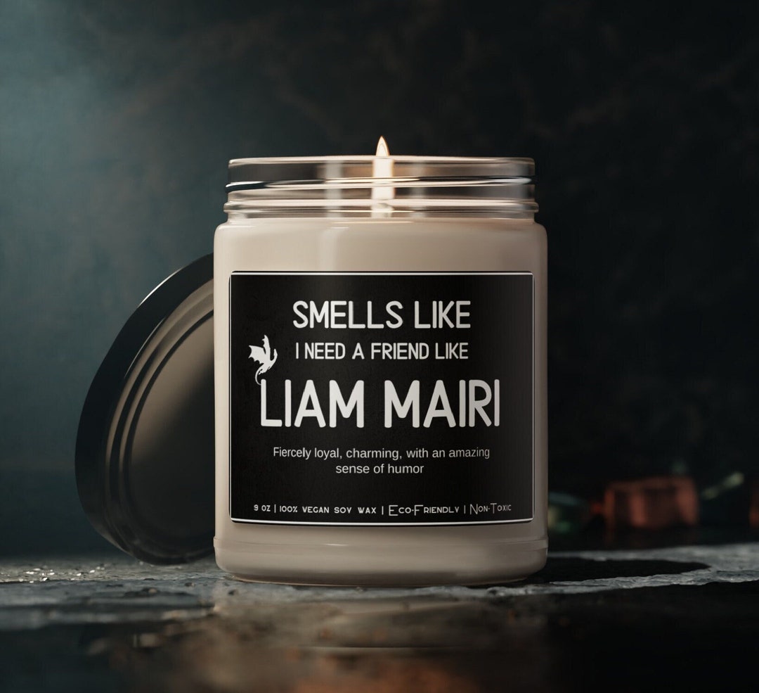 Smells Like I Need a Friend Like Liam Mairi Fourth Wing Vegan Candle
