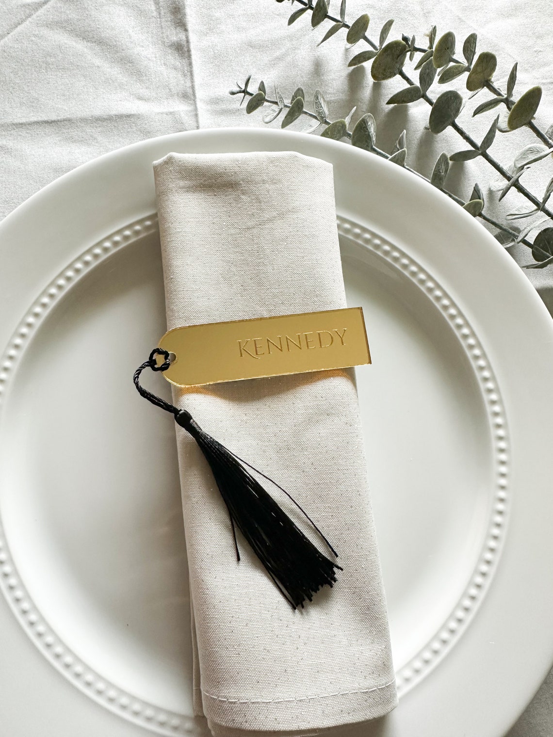 Wedding Place Cards Wedding Name Card Custom Gold Arched Wedding Name