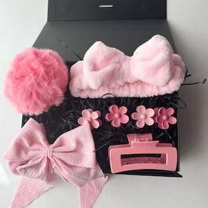 Flower Girl Basket Items Flower Girl Proposal Gift Box Boho  Bridesmaid Proposal Maid of Honor Proposal Gift Box Coquette Bow Hair Clips