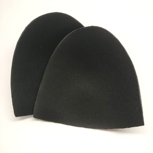 Soft Removable Rounded Foam Bra Inserts pads Molded Bra Cup for Lingerie Dance Costume Dress Swimwear inserts Black Bra padding Bikini cups