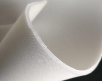 High-Quality IVORY Laminated Bra Foam Fabric 19"x19" or 50x50cm Cotton Lingerie Foam Customizing Big Size Bra Cup Lingerie Brassiere Bustier
