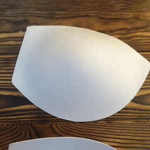 High-quality White Foam Bra Inserts Pads Push-Up Molded Bra Cups Lingerie Dance Costume Dresses Swimwear Sew in Bra Insert pushup Maidenform