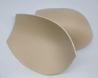 BIG SIZES Foam Bra Inserts Pads NO Push-Up Molded Bra Cups Lingerie Wedding Gown Prom Dresses Swimwear Sew in Bra Insert Maidenform