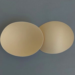 Molded Bra Cups for Lingerie Balconette Double Push Up Bustier Foam Bra Inserts Pads for Wedding Dress Prom Gown Tan Sew in Bra DIY