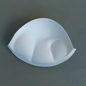 May include: White foam bra cup for sewing or crafting projects.