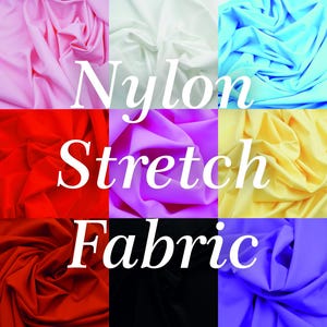 Premium Biflex Matte Nylon Elastane 4 Way Stretch Fabric Spandex Tricot Jersey Swimwear Activewear Dancewear Knit Sublimation Ready Material