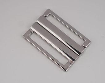 1 1/8" (30mm) Premium Silver Bra Buckle Closure White Bronze Bikini Clasp Bra Front Closures Lingerie Clips Fastener for Underwear with Lock