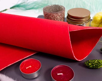 High-Quality RED Laminated Bra Foam Fabric 19"x19" or 50x50cm Cotton Lingerie Foam Customizing Big Size Bra Cup Lingerie Brassiere Bustier