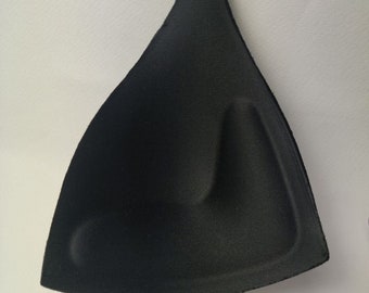 Professional Removeable Push up Long Triangular Shaped Molded Bra Cups for Bikinis Top Sport Swimsuit Molded Bra Pads Lingerie Dance Costume