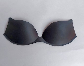Black Bra Cups for Dresses & Corsets One piece insert sew in bra voluminous push-up Dance Costume Evening Gown Bra Insert bra making