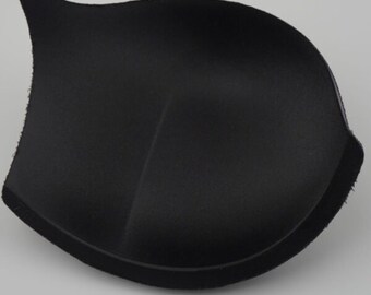 Black Solid Balconette Foam Bra Inserts pads Big Push Up Double Push Up Bustier Foam Sew in Bra for Wedding Dress Prom Gown DIY Lingerie