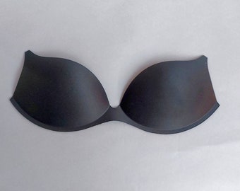 Invisible Black Bra Cups for Dresses Corsets One piece insert sew in bra voluminous push-up Dance Costume Evening Gown Bra Insert bra making