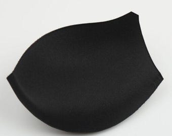 Black Solid Balconette Foam Bra Inserts Pads Big Gel Push Up Double Push Up Bustier Foam Sew in Bra for Wedding Dress Prom Gown DIY Lingerie