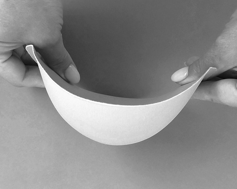 Ivory Bra Inserts Non-Push Up Pad for Enhanced Comfort Molded Bra Cups for Lingerie Sew in Bra Wedding Dresses Corset Dance Costume Swimwear image 4