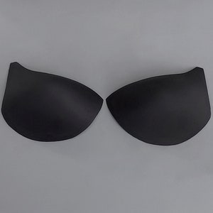Top Quality Black Soft Bra Pads Choose Size Breathable Foam Bra Cups Bra Insert Evening Gown Dress Making DIY Bra Supply Swimwear Sew in Bra