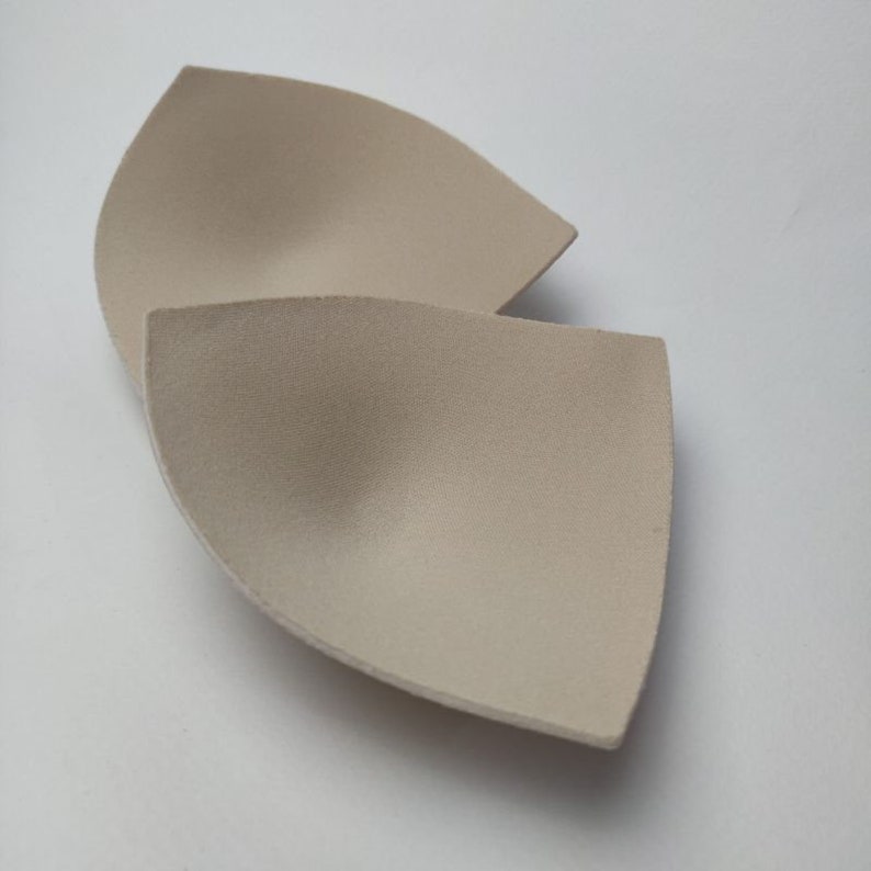 Soft Removable Triangle Bra Pads Inserts for Bikinis Tops Sports Bra ...