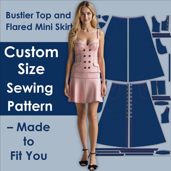 fitted bustier flared skirt dress Women's Bi-Material Fit-And-Flare Bustier Cut Dress - White | Small