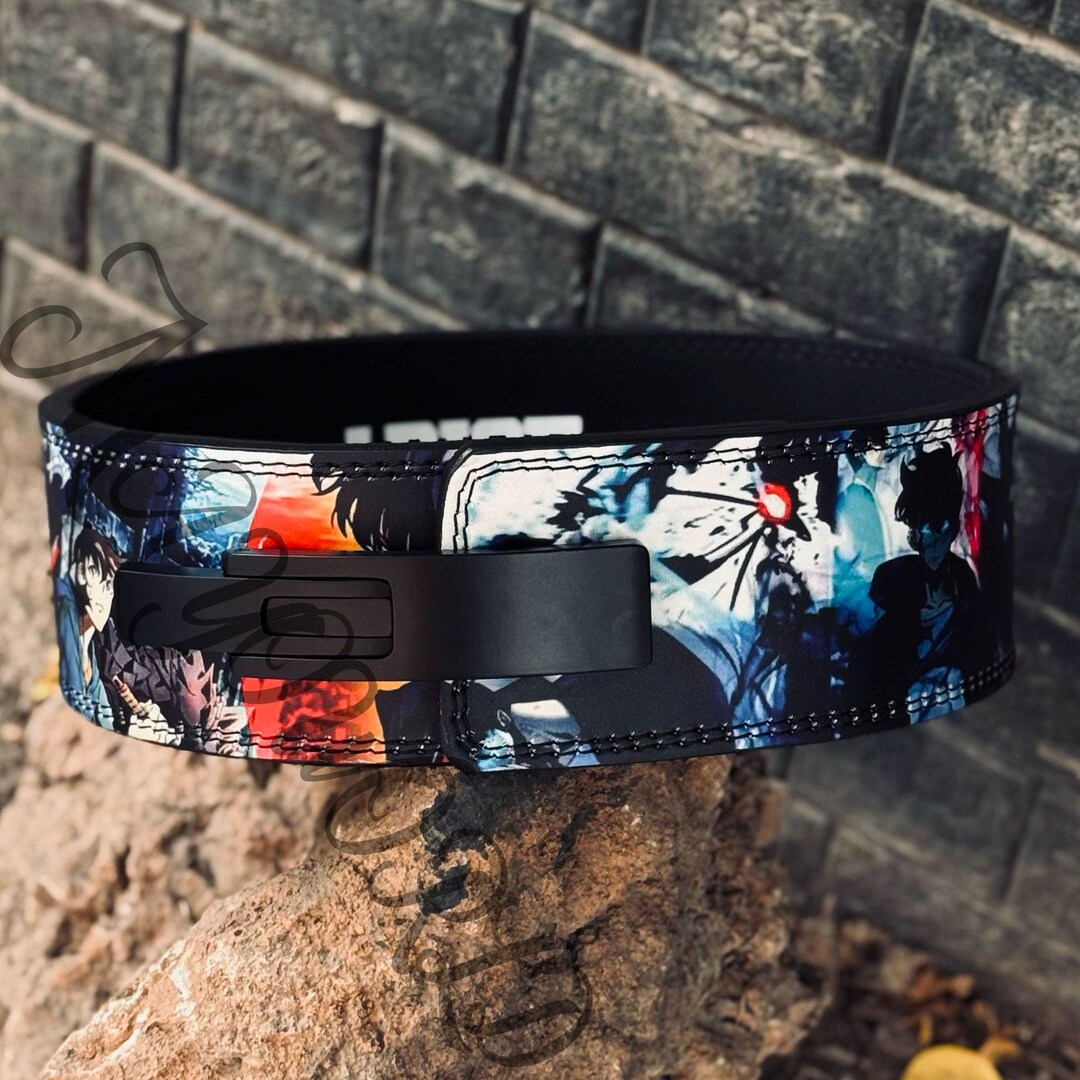 Solo Leveling Anime Lever Belt Powerlifting Lever Belt Anime Gym Belt ...