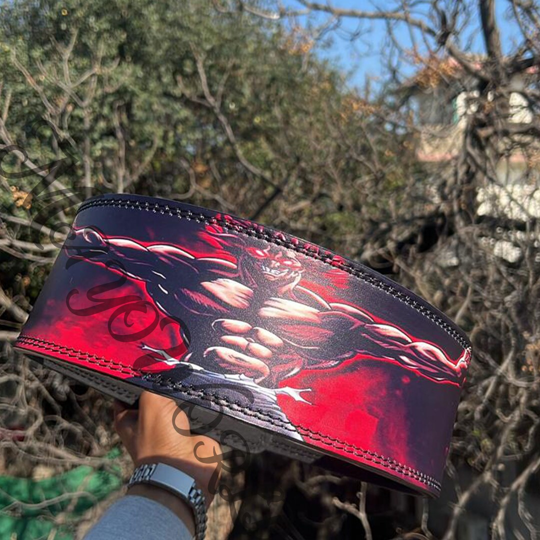 Baki Anime Weightlifting Belt Baki Lever Lifting Belt Anime