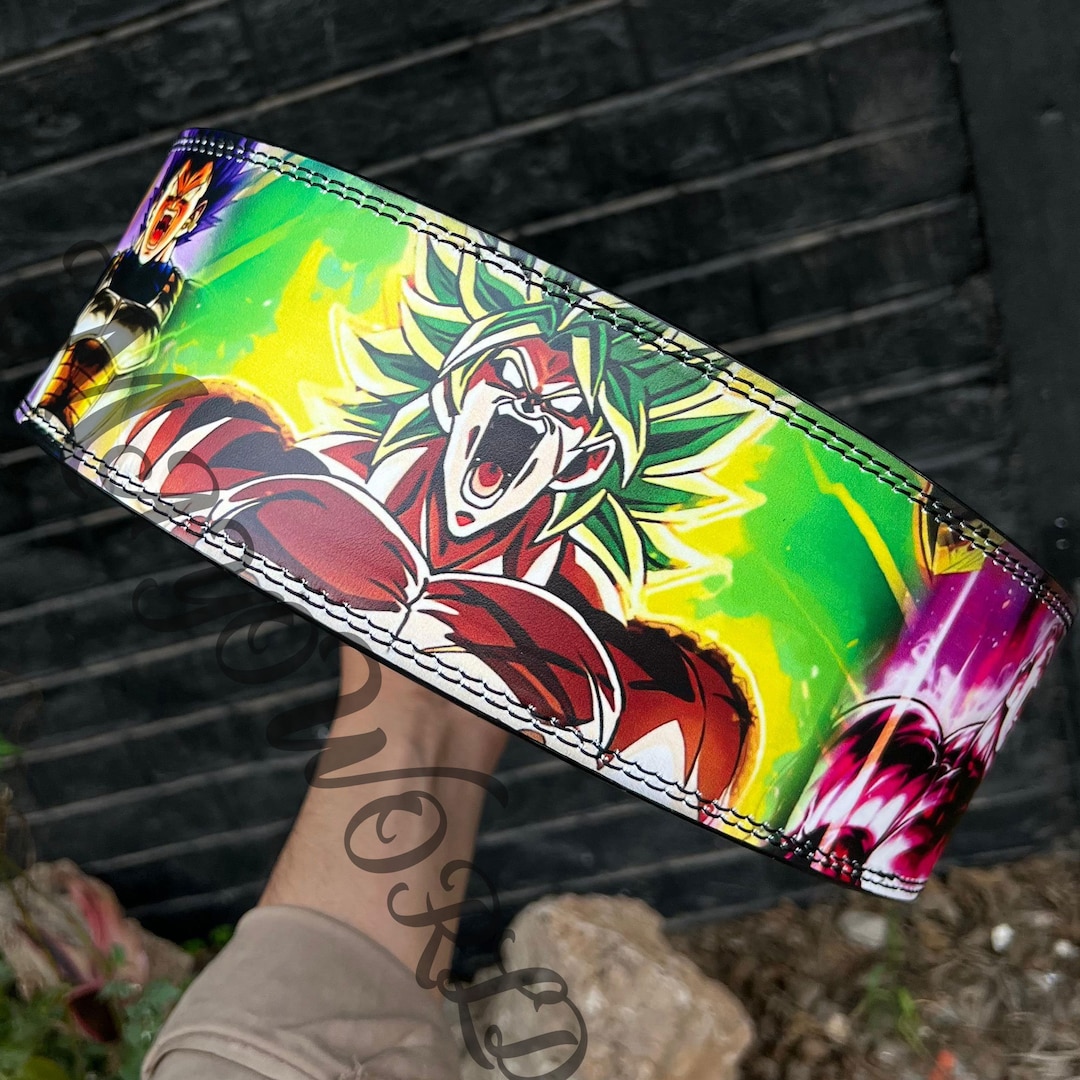 Dragon Ball Z Anime Lever Belt Powerlifting Belt Goku Lever Lifting