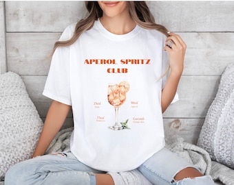 Aperol Spritz T-Shirt, Aperol Spritz Lovers, Drink Themed shirts, Cocktail Shirt