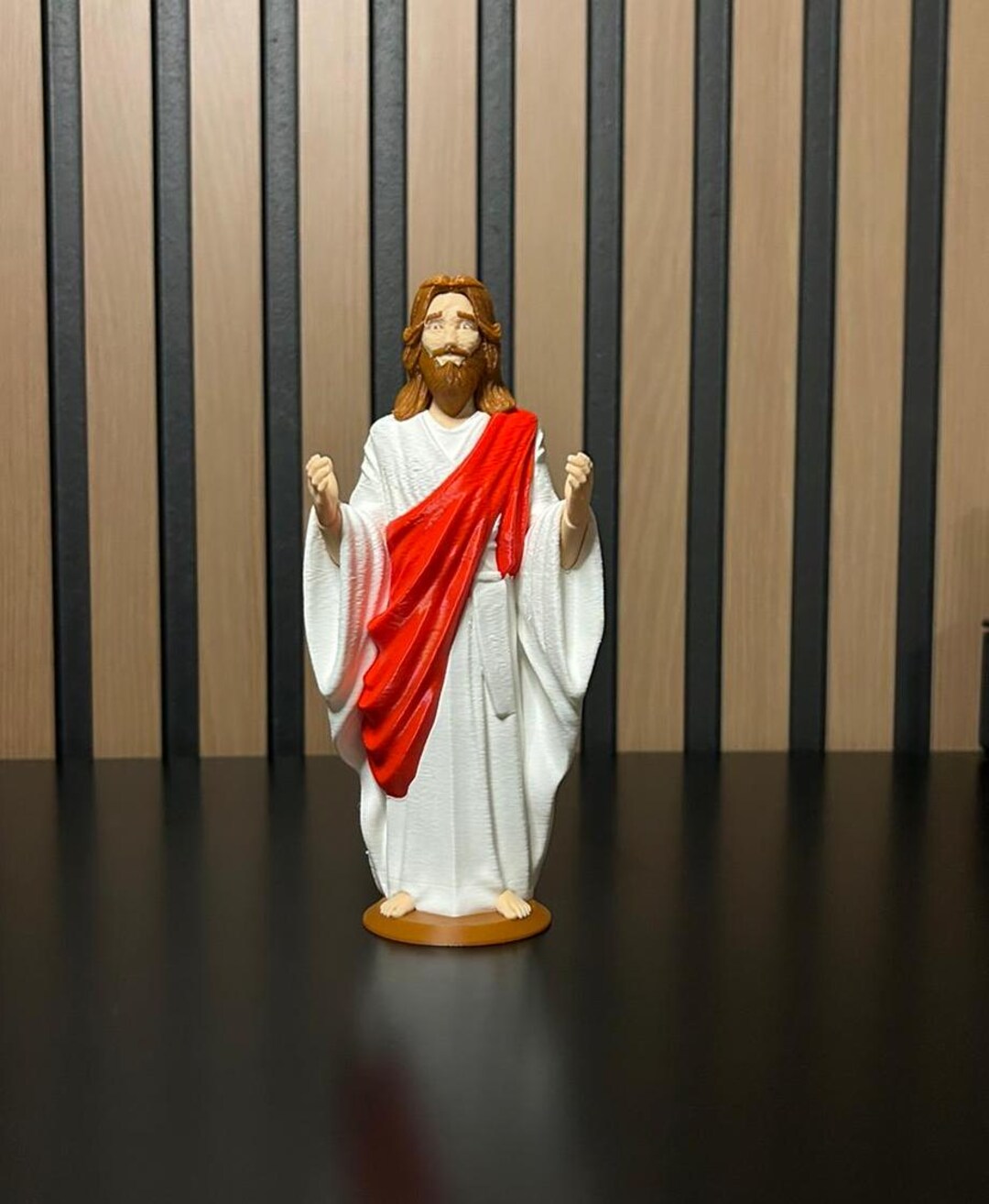 3D Printed Jesus Figure Religious Sculpture - Etsy