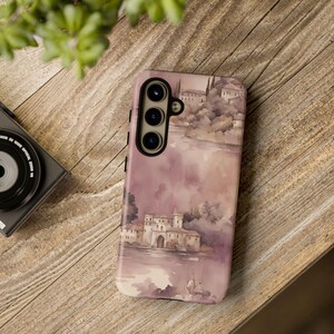 Tuscany Toile Italy Aesthetic Hardcover Phone Case Trendy Italy Phone Case Italian Aesthetic Pretty phone case iPhone 15 Case Italy Gift
