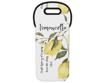 Limoncello Freshly Squeezed Lemons Sorrento Italy Wine Lovers Italian Vibes Bridal Party Gift Housewarming Vino Time Wine O'Clock Wanderlust