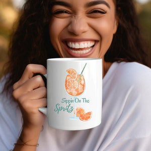 Taza personalizada de Aperol Spritz: Ciao Bella, regalo de viaje a Italia