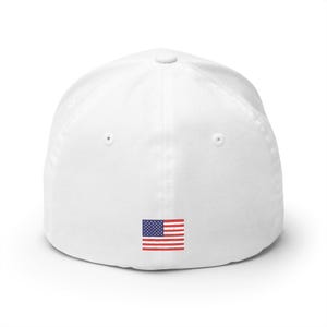Embroidered Trump Baseball Hat: Patriotic USA, Blessed is the Nation image 3