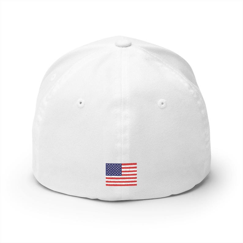 Embroidered Trump Baseball Hat: Patriotic USA, Blessed is the Nation image 3