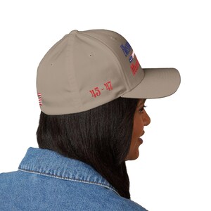 Embroidered Trump Baseball Hat: Patriotic USA, Blessed is the Nation image 9