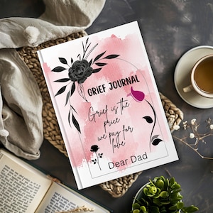 Diario de duelo personalizado, cuaderno de duelo por pérdida, cartas durante el duelo, diario de regalo de condolencias, libro de recuerdos para el duelo, diario