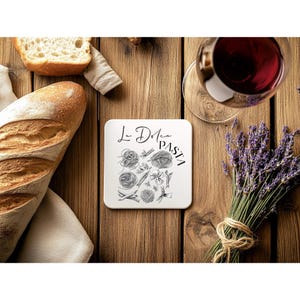 La Dolce Vita Pasta Ceramic Coaster Set, Italian Home Decor, Mediterranean Drink Coasters, Travel Lover Gift, Kitchen Table Accessories