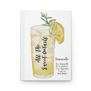 Limoncello-recept met harde kaft: keukennotitieboekje Sorrento, Italië afbeelding 2