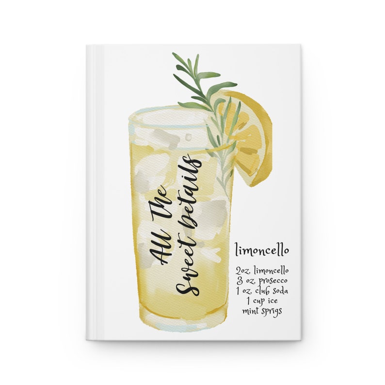 Limoncello-recept met harde kaft: keukennotitieboekje Sorrento, Italië afbeelding 2