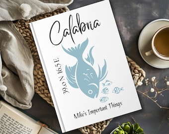Calabria Italy Journal: Custom Travel Notebook, Retirement Gift
