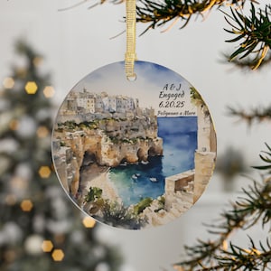 Polignano a Mare Puglia Italia Decorazione Natalizia Puglia Decorazione Italia Regalo Natalizio Souvenir Vacanza Italia Regalo Natalizio Italia Regalo