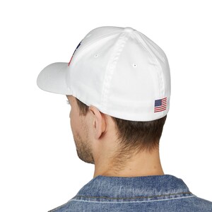 Embroidered Trump Baseball Hat: Patriotic USA, Blessed is the Nation image 6
