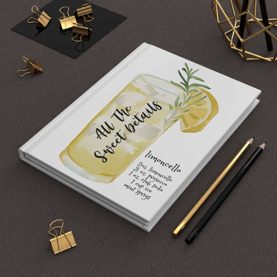 Limoncello Recipe Hardcover Journal: Sorrento Italy Kitchen Notebook